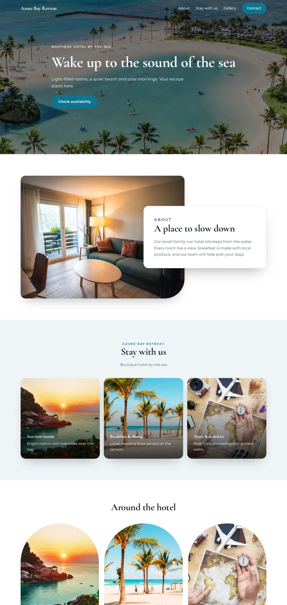 Vagocat website builder preview