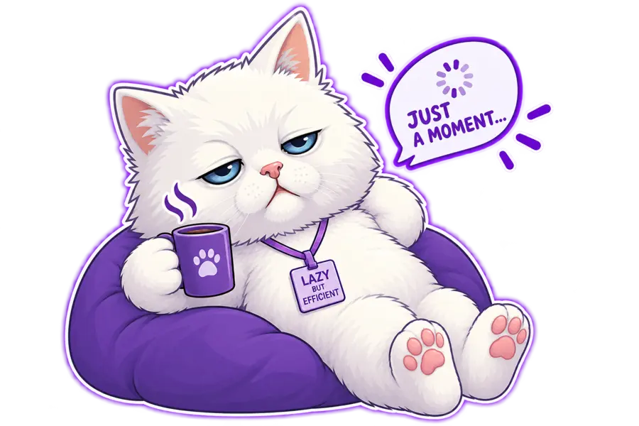 The Vagocat cat relaxing